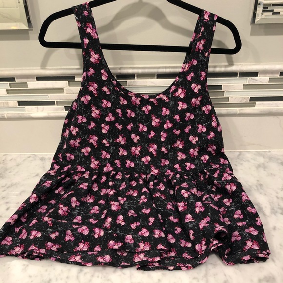 american eagle peplum tank